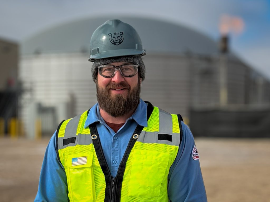 Principal Advisor Jack Willey on site at one of the many client industries served by Tora's environmental compliance consulting.